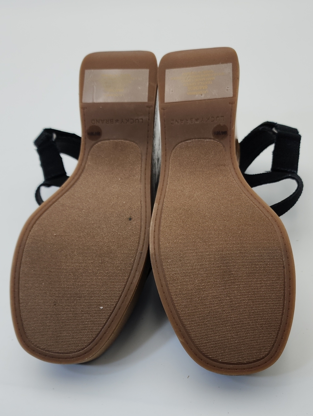 Lucky Brand Demmia Black Canvas Platform Wedge NWOT Size 8 - Picture 10 of 13